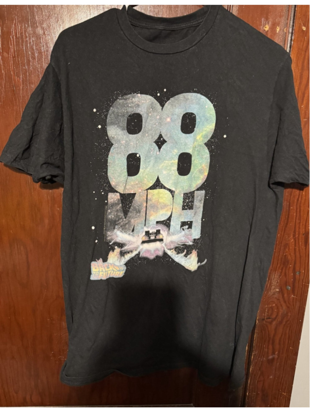 Back to the Future Movie Logo T Shirt Men's Size L (?) Black